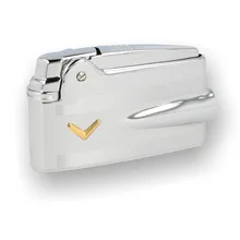 Ronson Varaflame Golden V Cigarette Lighter RPV-2005