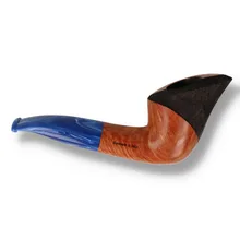 Paronelli Reverse Calabash Half Rustico Briar Pipe