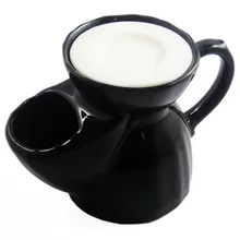 Vulfix Black Old English Shaving Scuttle (Mug) with Soap