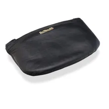 Dr Plumb Plain Zipped Black Leather Hand Rolling Pouch P25505