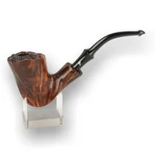 Peterson 2017 Plato Black & White Freehand Briar Pipe 20
