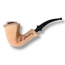 Erik Nording Signature Smooth Natural Freehand Briar Pipe 126