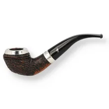 **High Grade** Peterson Silver Cap Sandblast 999 Pipe No. 51