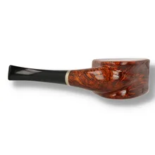 Contemporary Wilson Wang C-Pipe featuring exceptional straight flame grain and handcrafted artisan styling.