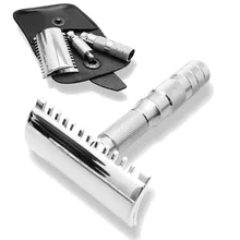 90985000 Merkur Folding Travel Safety Razor Open Comb (985CL)