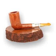 **RARE** Peterson Antique Amber Natural Silver Spigot 142 (12145026)