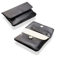 Dr Plumbs Black Leather Belt Loop Hand Rolling Tobacco Pouch P35518