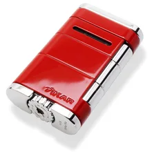 Xikar Allume Premium Turbo Flame Windproof Lighter Red 531RD