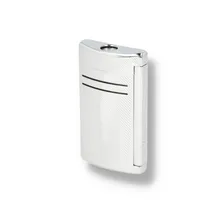 S.T.Dupont Maxijet Windproof Lighter Chrome Grid 020157N