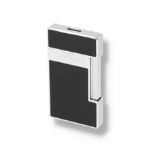 S.T.Dupont BQ Slimmy Black and Chrome Luxury Lighter 028001