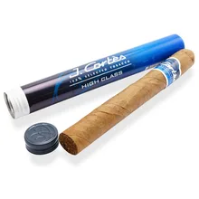 J Cortes *Blue* High Class Corona Sumatran (Single Tubed Cigar)