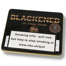 A tin of Blackened M81 Maduro