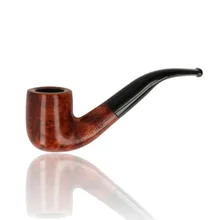 Adsorba Tan Tapered Bent Billiard 9mm Briar Pipe 203