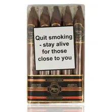 A Bundle of Juliany Cigars, Stood up, with black gold and redbranding