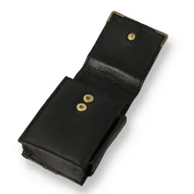 Falcon Black Leather Cigarette Packet Holder 697