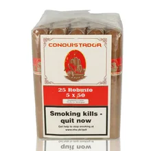 Conquistador Natural Robusto Nicaraguan Hand Rolled Cigars (Bundle of 25 Cigars)