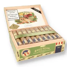 Brick House Double Connecticut Shade Robusto Nicaraguan Cigars (Full Box of 25 Cigars)