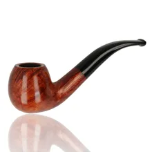 Adsorba Tan Saddle Bent Apple 9mm Briar Pipe 208