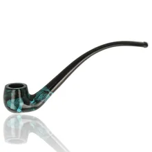 Sarome Moss SP11-7125 turquoise pearwood bent reading pipe