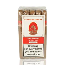 Conquistador Natural Churchill Nicaraguan Hand Rolled Cigars (Bundle of 20 Cigars)