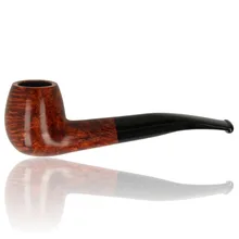 Adsorba Tan Tapered Curved Apple 9mm Briar Pipe 210