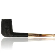 Ropp Vintage Horn Pipe Sandblast K77 Chimney Briar Pipe ROP-077