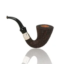 Brebbia Pipa First 1997 Rocciata Scura Calabash Briar Pipe 04 (FIRST1997RS)
