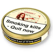 JF Germain's King Charles British Ready Rubbed Pipe Tobacco (50g TINS)