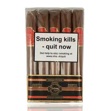 A Bundle of Juliany Cigars, Stood up, with black gold and redbranding