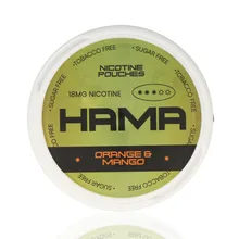  Hama Tobacco Free Nicotine Pouches Orange and Mango 18mg