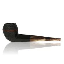 Ropp Vintage Horn Pipe Sandblast 320 Bulldog Briar Pipe ROP-071
