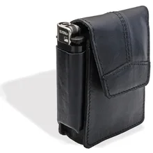 CP6095 Thick Leather Cigarette Packet Holder with lighter holder