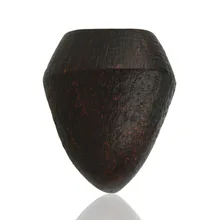 Close-up of Talamona Sabbiato calabash bowl showing deep sandblasted briar grain and flared shape