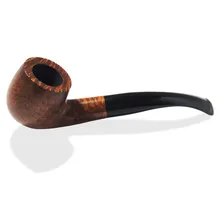 Falcon Coolway 22  6mm Filtered Bent Billiard Tapered Stem Briar Pipe