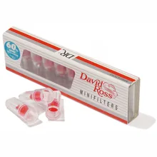 David Ross Plastic Cigarette End Cap Disposable Filters (8mm)