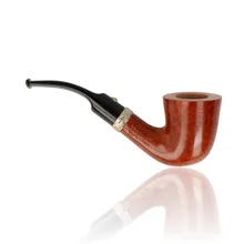 Barling 1821 bent Dublin briar pipe side profile