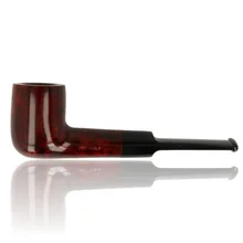 Adsorba Brown Saddle Straight Billiard 9mm Briar Pipe 111