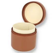 Peterson Grafton Leather Travel Storage Medium Tobacco Jar POU161