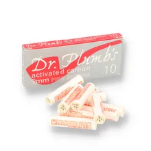 Dr Plumbs 9mm Absorbent Activated Carbon / Charcoal Pipe Filters 10's