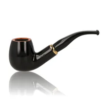 Aldo Morelli Fiorita Polished Black 9mm Briar Pipe 511