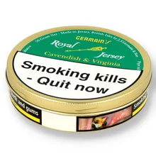 JF Germain's Royal Jersey Cavendish and Virginia British Pipe Tobacco (50g TINS)