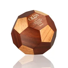 Football shaped humidor containing 24 Double Toro Cigars