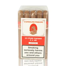 Conquistador Natural Petit Corona Nicaraguan Hand Rolled Cigars (Bundle of 25 Cigars)