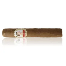 Single Casa Turrent Macarena Big Robusto cigar displaying the natural Mexican San Andrés wrapper and decorative Macarena cigar band.