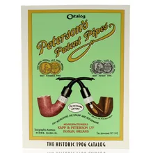 Peterson 1906 catalogue facsimile book cover showing vintage Peterson Patent Pipes artwork