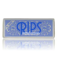 Rips Blue (King Size) Cigarette Rolling Papers on a roll