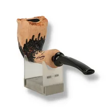 Erik Nording Freehand Signature Rustic Briar Pipe 155