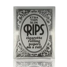 Rips Silver (Slim) Papers (Full Box 24 Rolls)