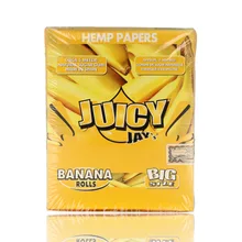 Juicy Jays Rips Banana Cigarette Papers on the Roll (24 Rolls)