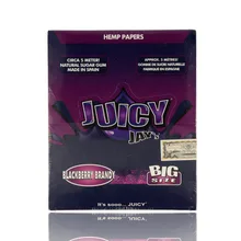 Juicy Jays Blackberry & Brandy Cigarette Papers on the Roll (24 Rolls)